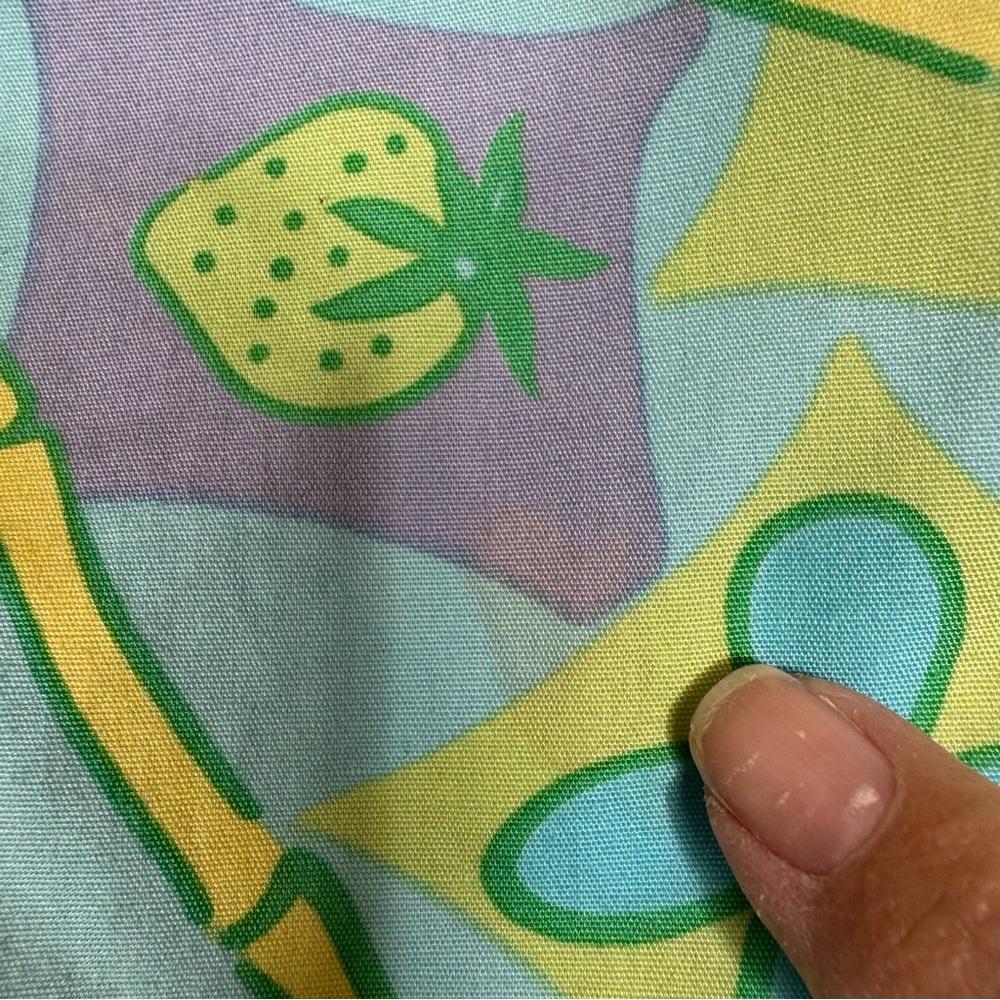 Lilly Pulitzer Mini‎ Skirt Women’s Size 2 Fruit Pineapple Cherry’s - Picture 11 of 13